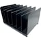 Huron 6-slot Vertical Book Rack HURHASZ0164 - alternate 1